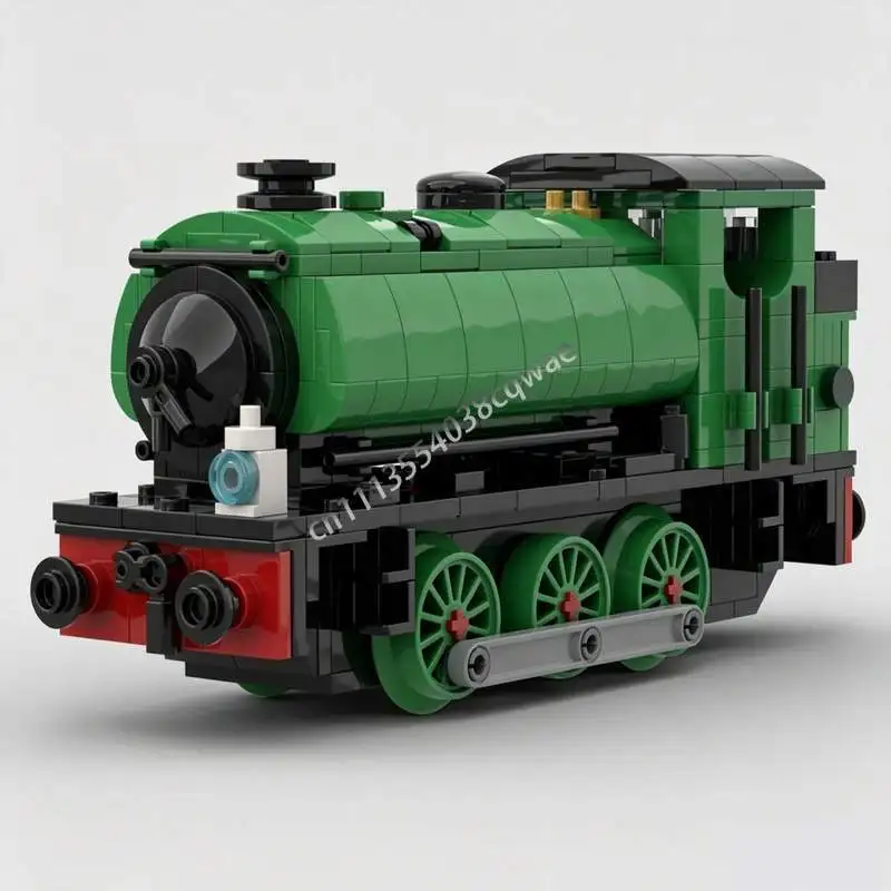 421Parts MOC Hunslet Austerity Locomotive Train Model Custom Puzzle DIY Creative Assembly Educational Toy Gift Building Blocks