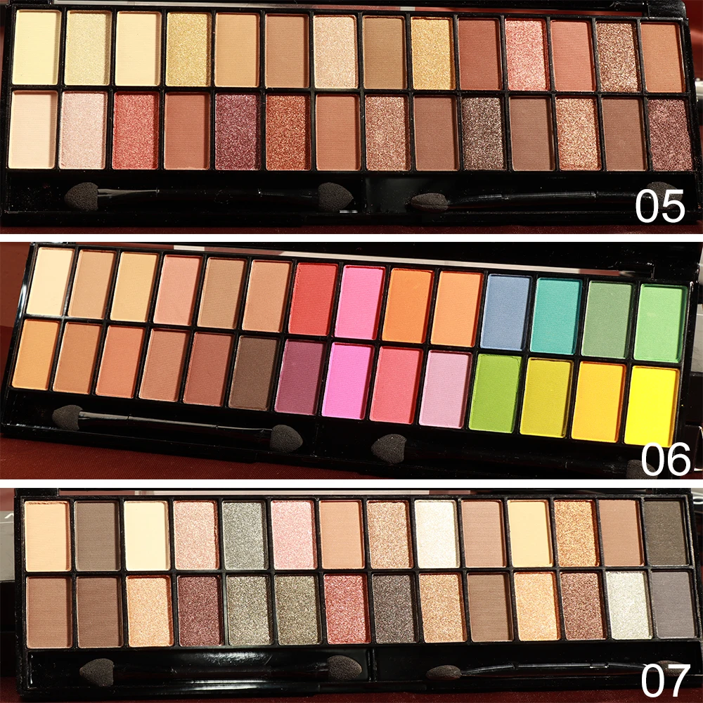 28 color matte pearl eyeshadow palette