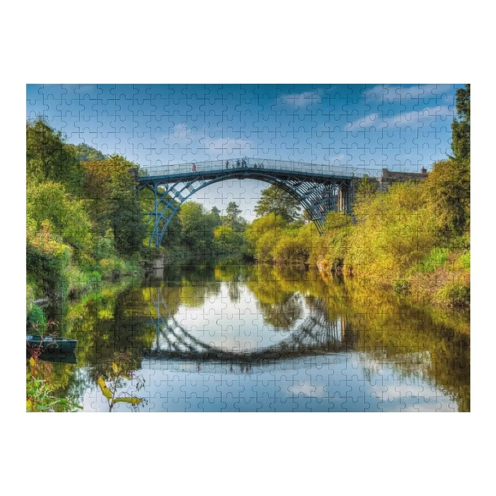 

The Ironbridge Shropshire England Jigsaw Puzzle Custom Child Custom Kids Toy Puzzle