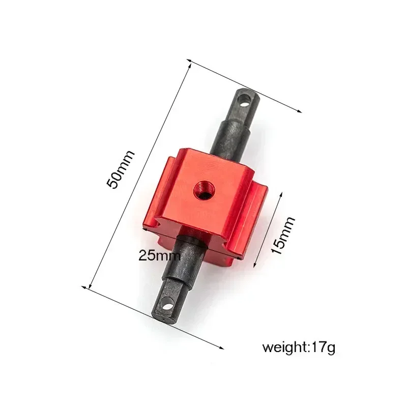 Carrete de bloqueo diferencial de Metal para 1/10 Trxs Slash Rustler Stampede Hoss VXL 4X4 RC Car upgrade Parts