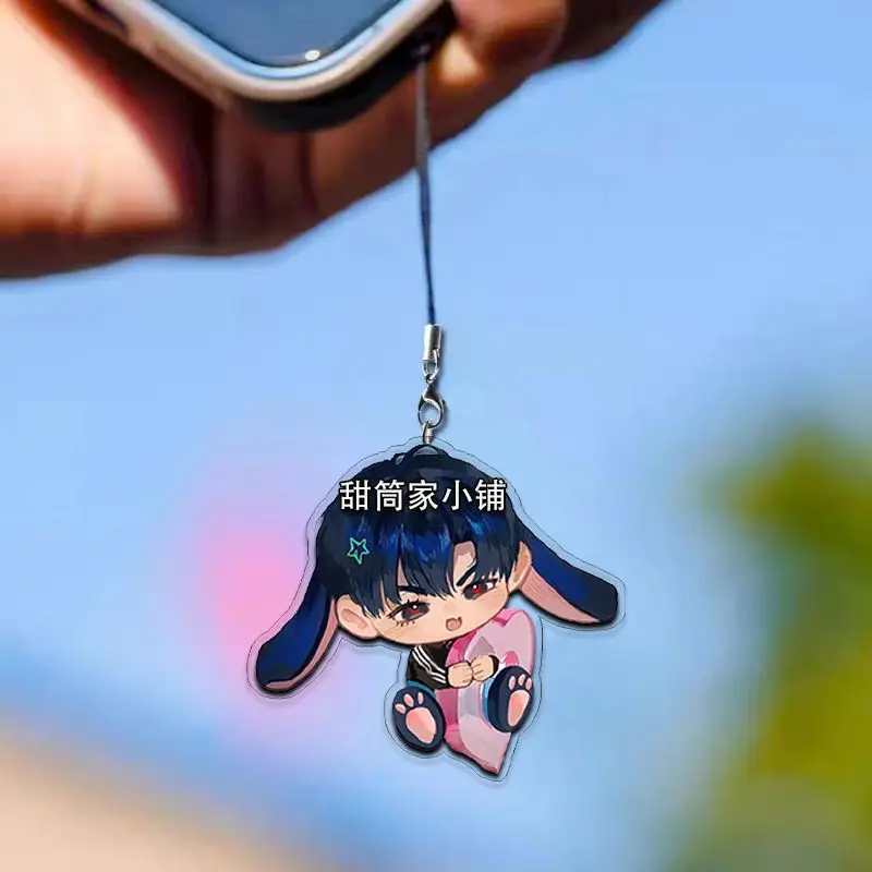 2 шт., Alien Stage, аниме Ivti Ivan Till, милая креативная универсальная сумка с героями мультфильмов, украшение для мобильного телефона, изысканный кулон, ремешок для ключей