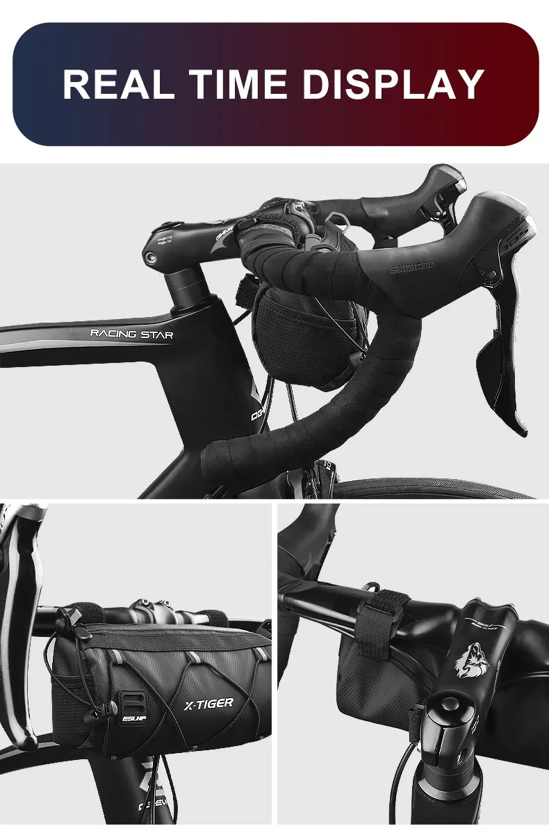 X-TIGER Bike Bag Portable Handlebar Multi-purpose Large Capacity Backpack MTB Road Cycling Frame Tube Bag Shoulder Bags