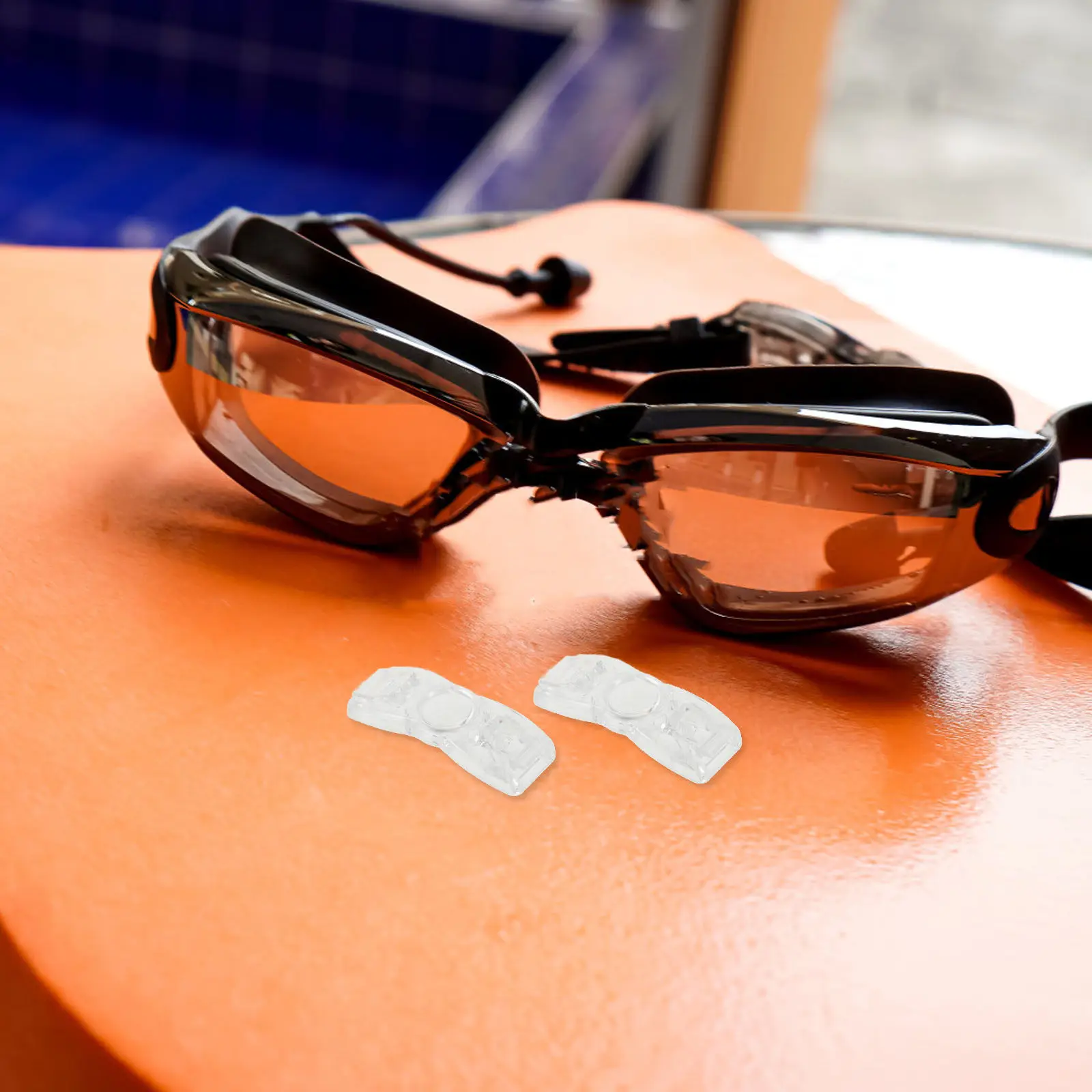 

4 шт. очки для плавания, прочные, легкие, пластиковые, легко чистятся, износостойкие, безопасные для всех возрастов, аксессуары для плавания, пряжки для ремешков