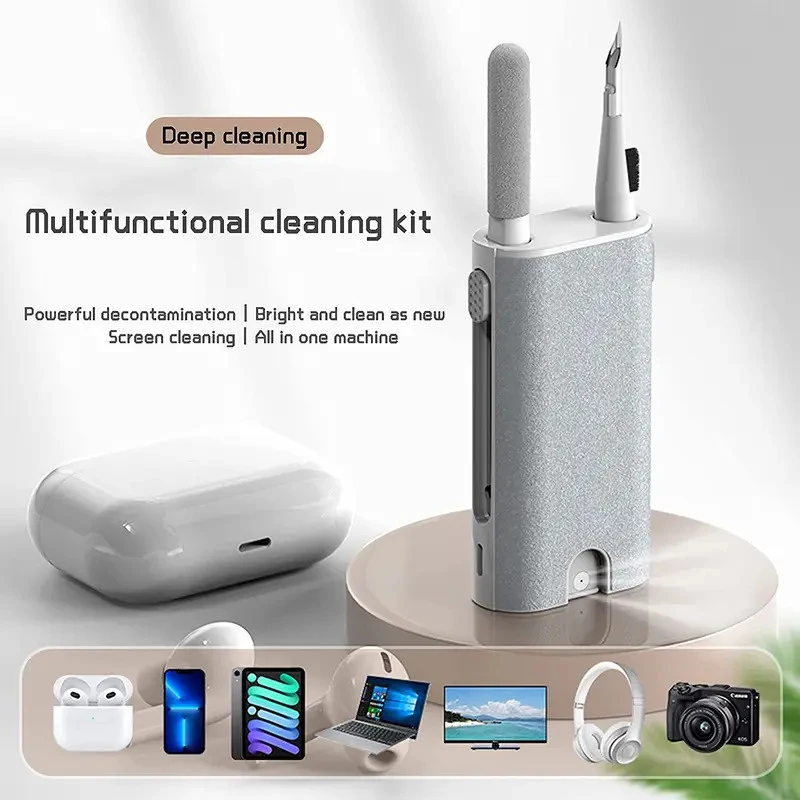 Kit de limpieza de auriculares 5 en 1, 1/2/3 unidades, cepillo limpiador para cámara, teléfono, tableta, portátil, pantalla de TV, herramientas de limpieza, bolígrafo de limpieza para auriculares Airpod