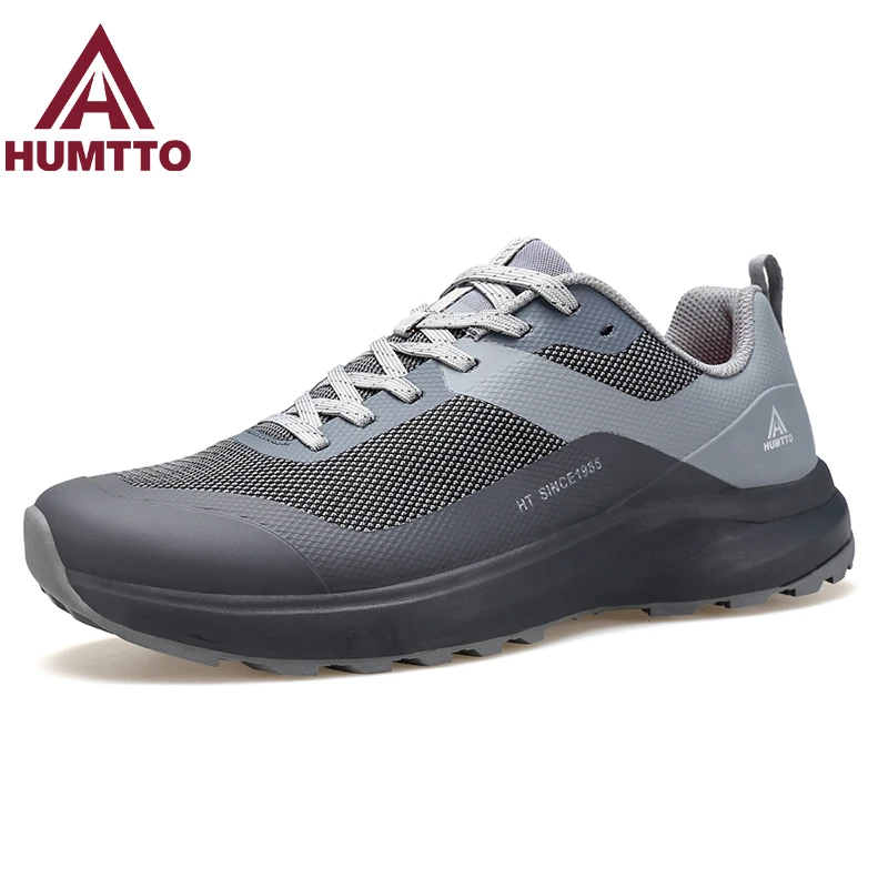 HUMTTO outdoor hiking shoes men's autumn and winter new lightweight breathable climbing shoes non-slip cushioning sneakers