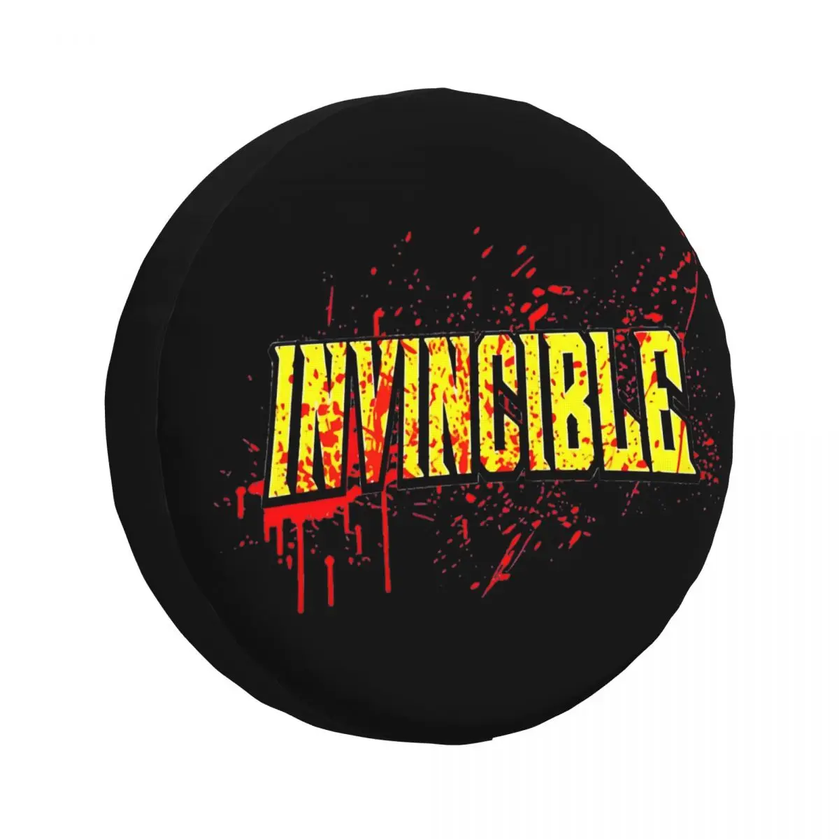 

Invincible Blood Splat Spare Tire Cover for RV Trailer Waterproof Car Wheel Cover with Adult for SUV Camper Off-Road Vehicle