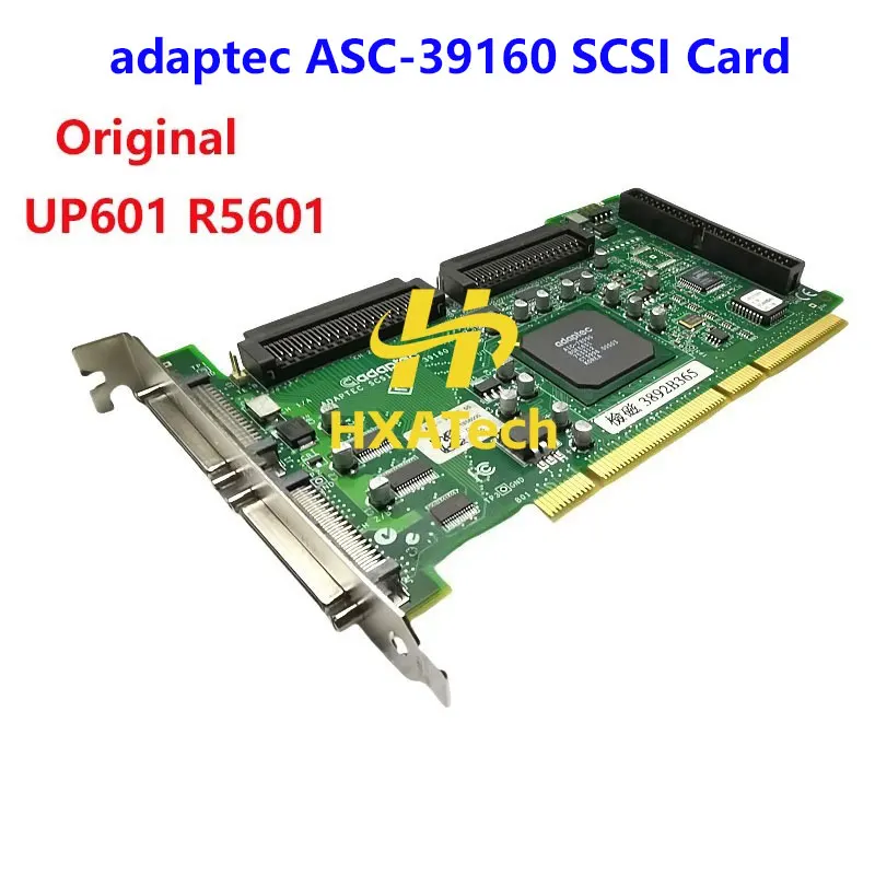 

Оригинальная плата-конвертер для Dell Adaptec ASC-39160 SCSI 160M, двухканальная карта DELL3 0R5601