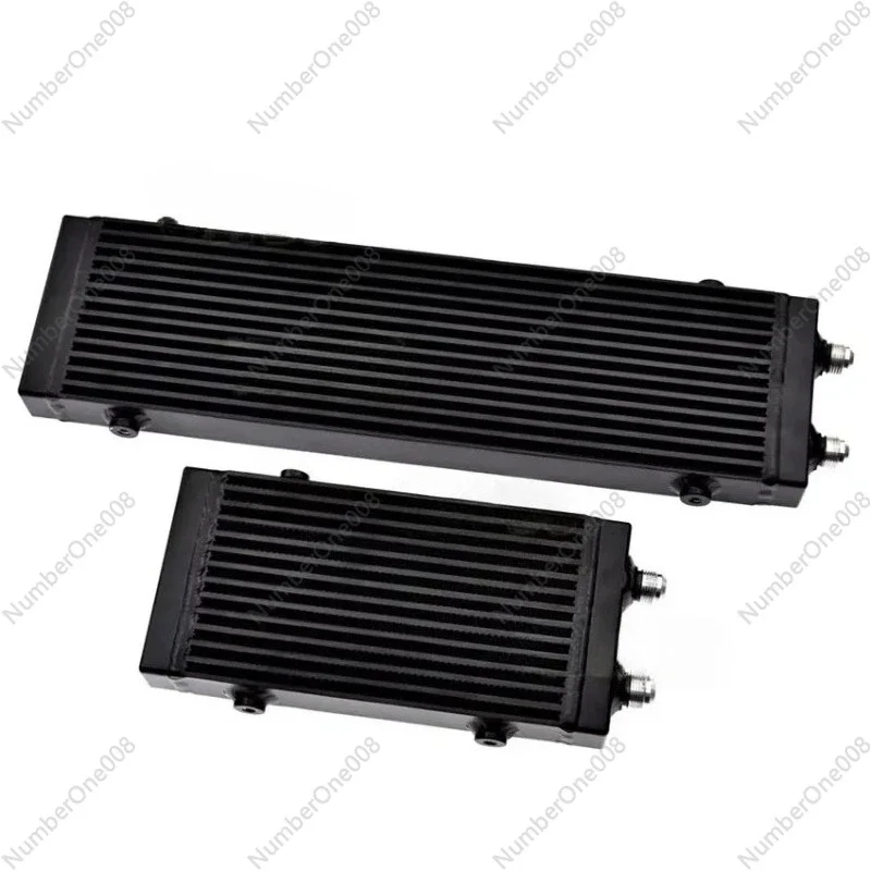 Universal Small Medium Large Oil Radiator Bar and Plate Single Cross Flow Oil Cooler Core AN10 Side Outlet