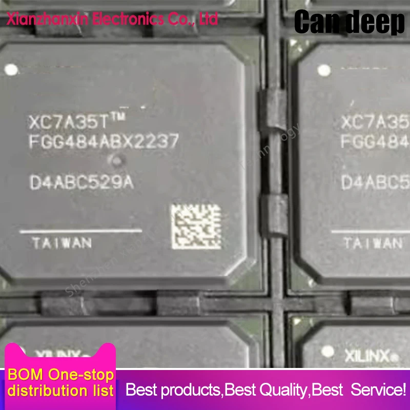 1PCS/LOT  XC7A35T-FGG484 XC7A35T-FG484 XC7A35T BGA484 Programmable logic chip in stock