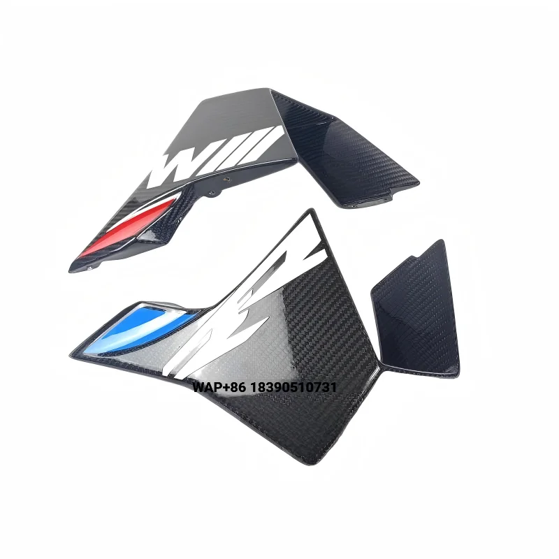 OEM 3K 100% Dry Carbon Fiber Motorcycle Fixed Wing for  2020-2024 Carbon Fiber Fairing Kit Wholesale