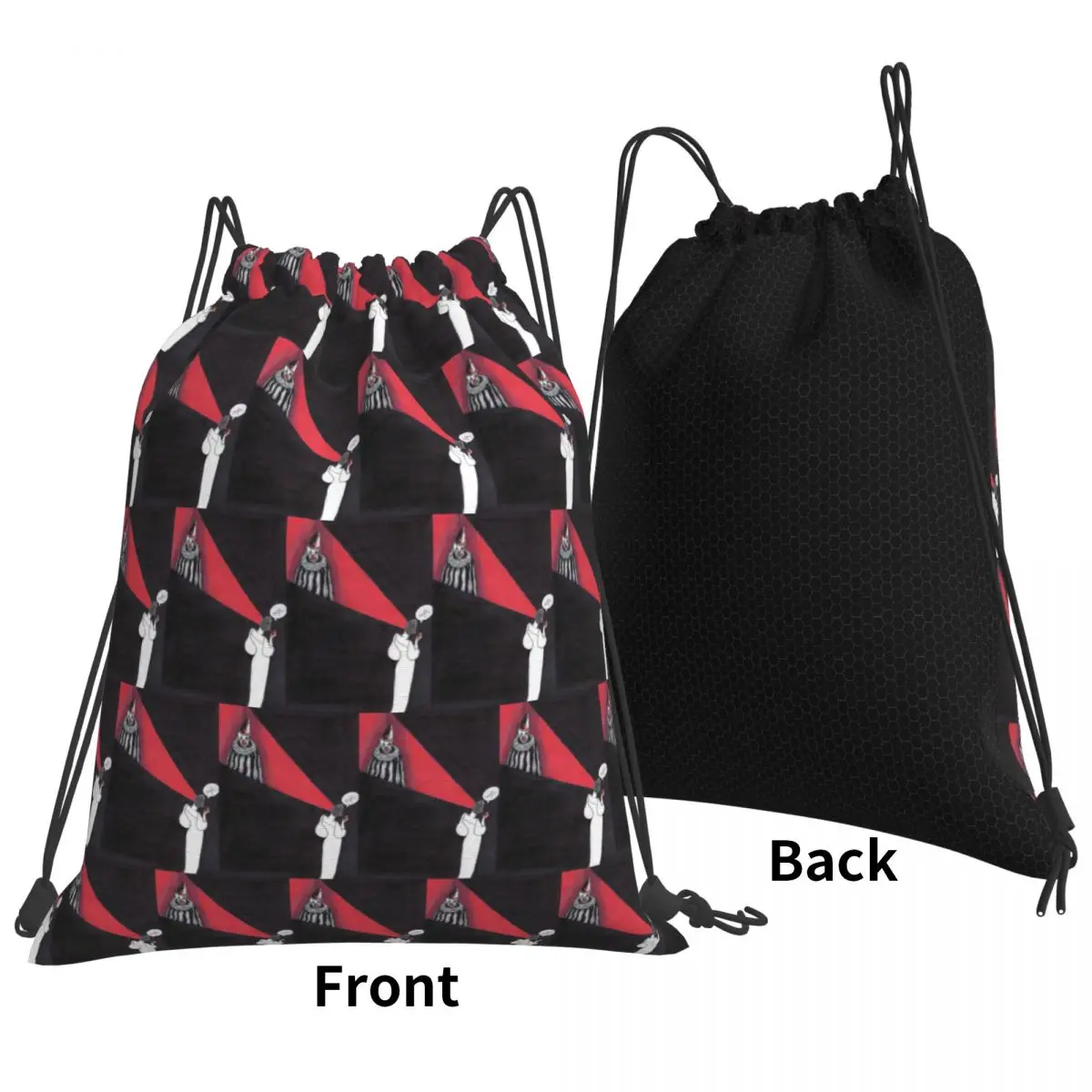 Ugh, The Clown Backpacks Multi-function Drawstring Bags Sports Bag Book Bags for Travel School