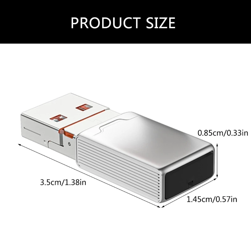 Type C Memory Card Reader for MicroSDs Cards with USB Connectors for Laptops