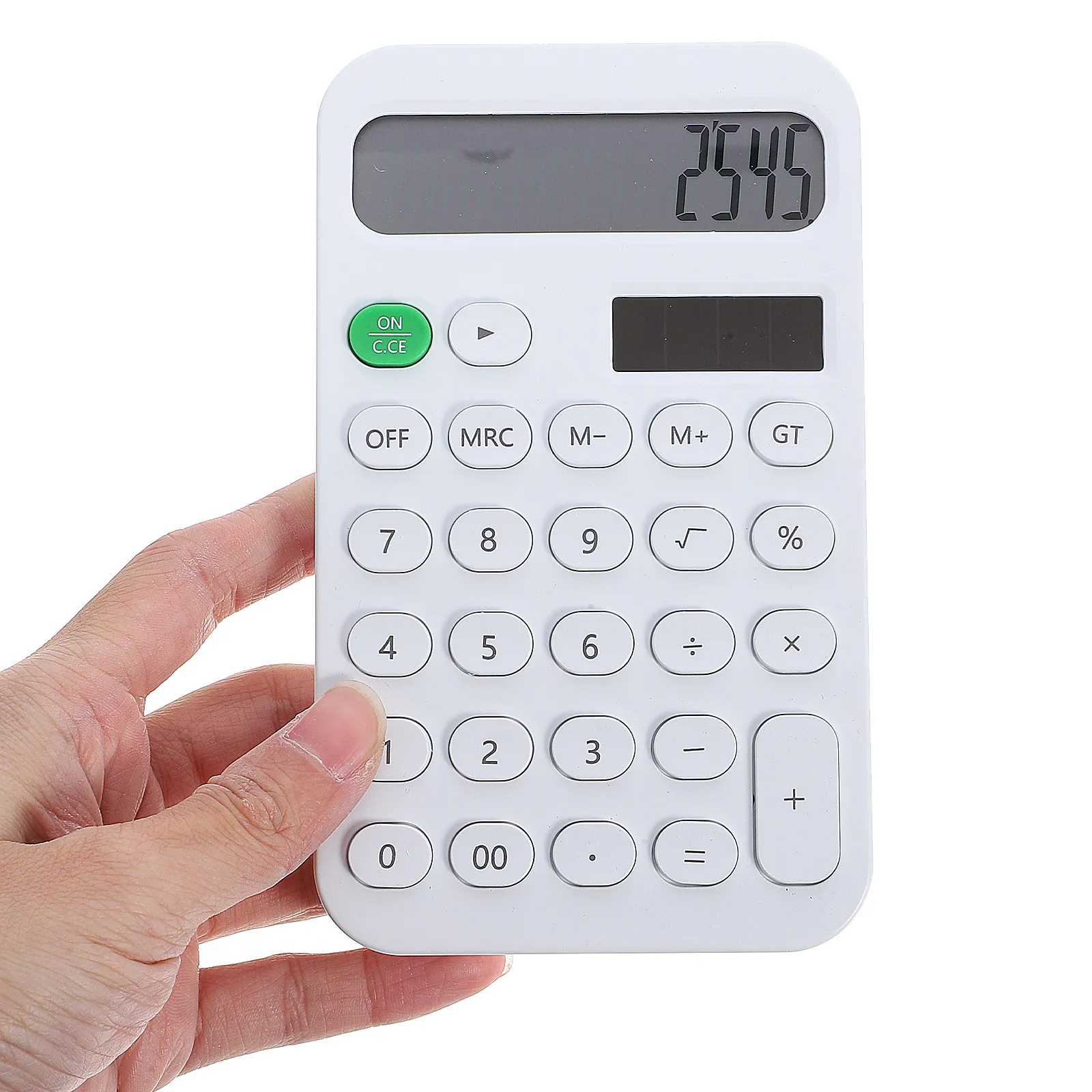 

Portable ABS Desktop Calculator with Large Display Battery Powered for Students Office Home Use Simple Professional Basic