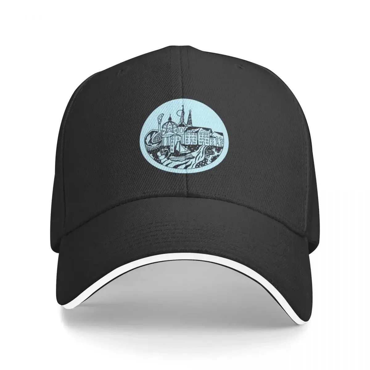 

In the City: Copenhagen Baseball Cap Big Size Hat Luxury Brand fun hats Sun Hats For Women Men's