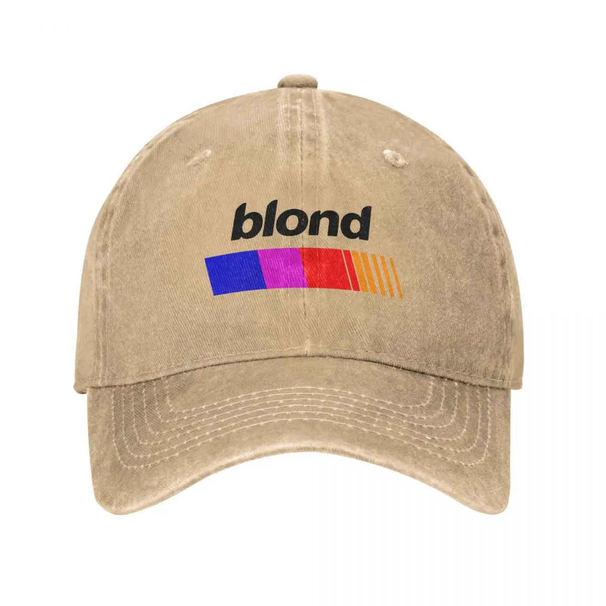 

Blond Frank Men Women Baseball Cap Pop Music Singer Distressed Washed Caps Hat Retro All Seasons Adjustable Fit Snapback Hat