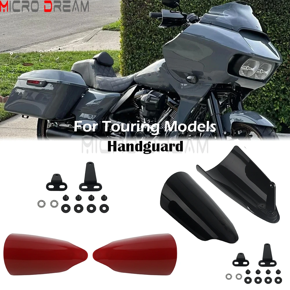 For Harley Touring Road Glide Electra Glide Road King2021-2025 Motorcycle Handguards Protector Handlebar Hand Guard Shield Cover