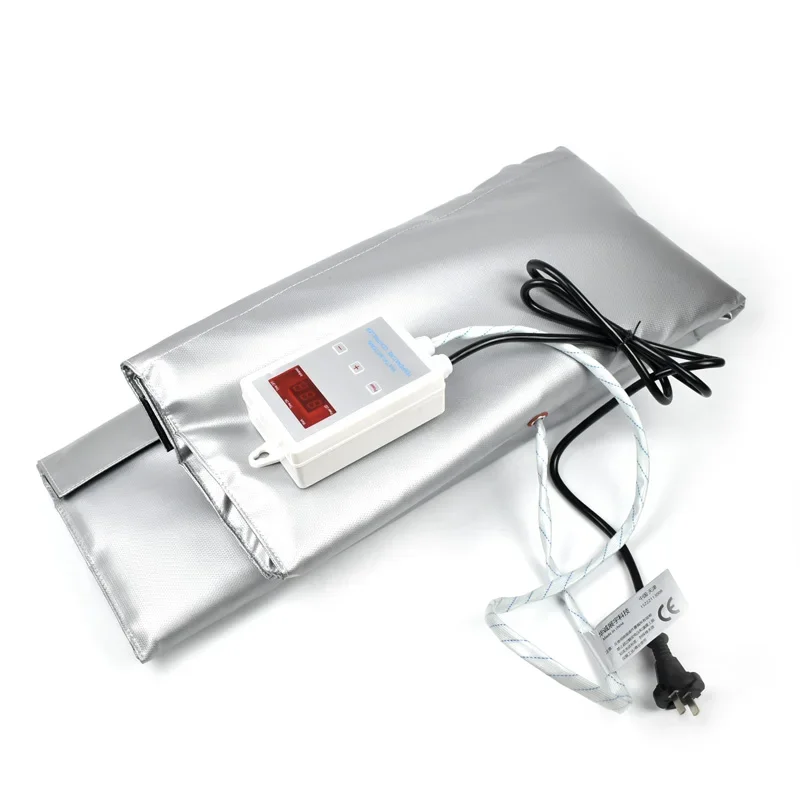 Manta calefactora industrial con chaqueta térmica IBC de 240V 2400W con termostato digital