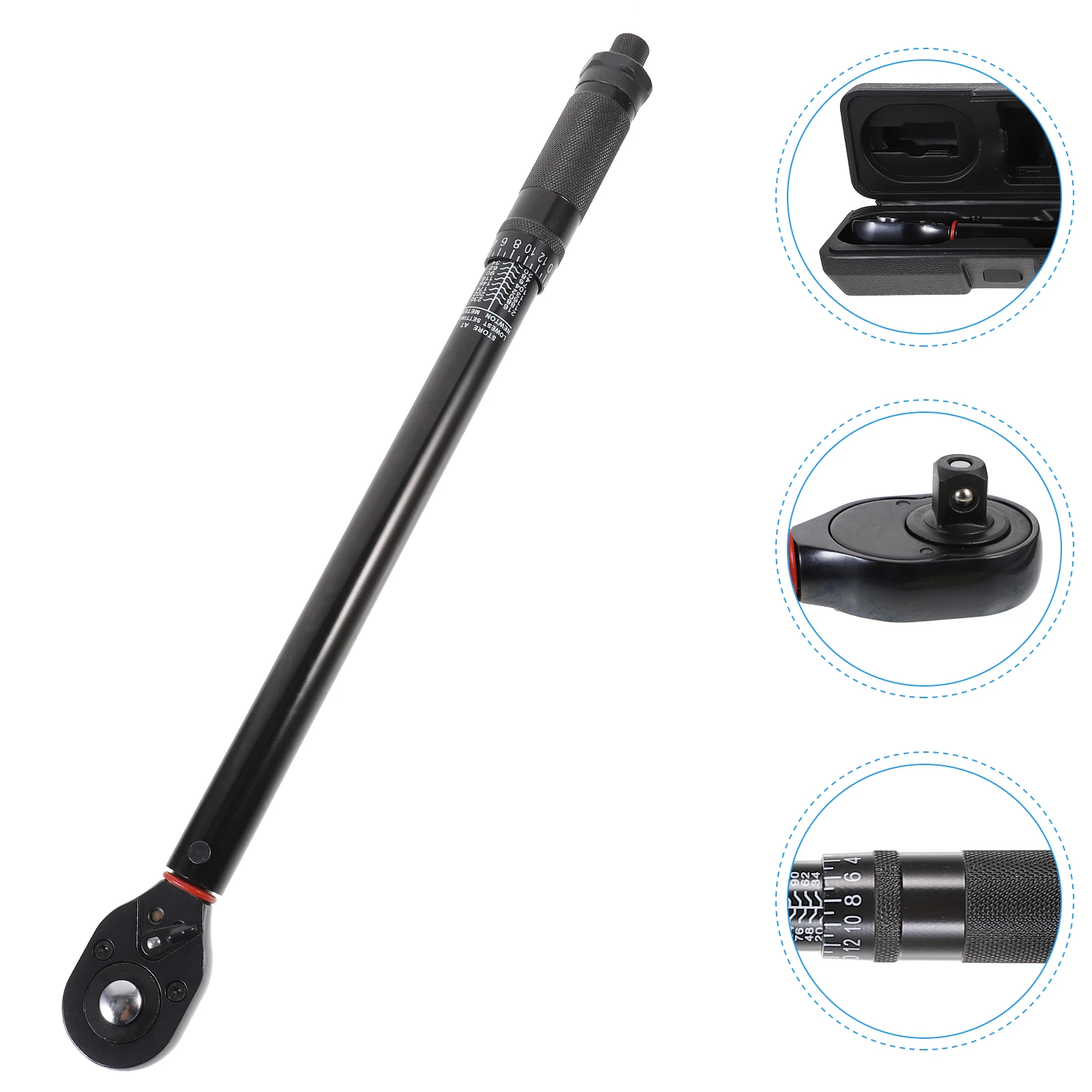 

Регулируемый динамометрический ключ 1 2 дюйма, железная сталь, реверсивный храповой механизм, измерение по часовой стрелке, крепление на щелчке