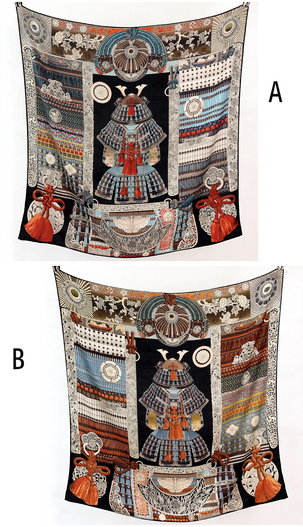 

Vintage Winter Silk Wool Scarf Double Sided Luxury Designer Women Pashmina Hand Rolled Edges shawls Stole Cape Scarves