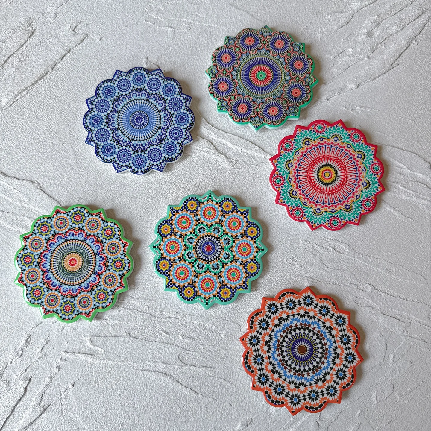 

Creative Travel Souvenir Heat Resistant Pad Sand Pot Tea Cup Mat Waterproof Oil Proof Chinese Sle Dining Table Mat