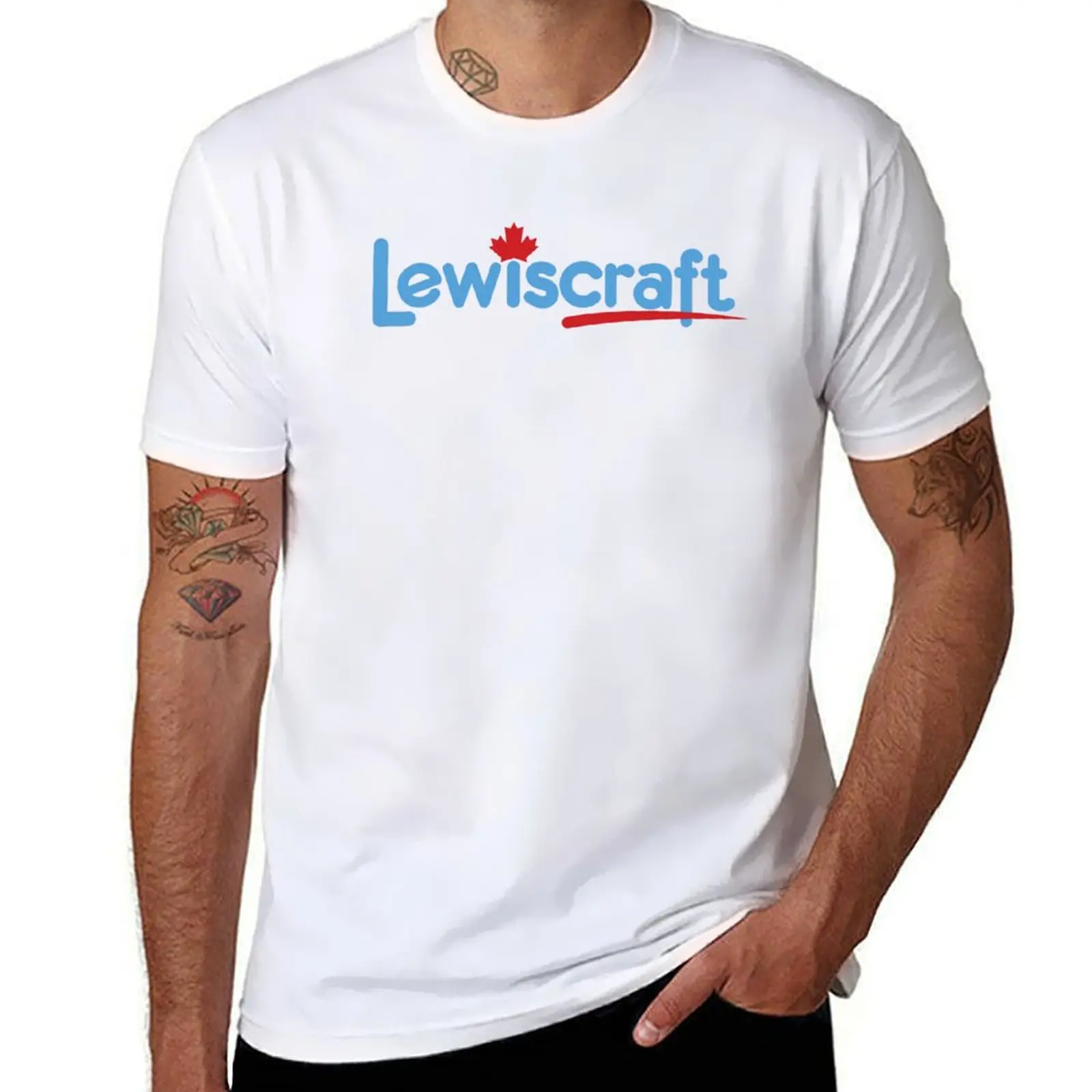 

Lewiscraft - Canadian Craft Store Blue Logo T-Shirt anime tshirt T-Shirt