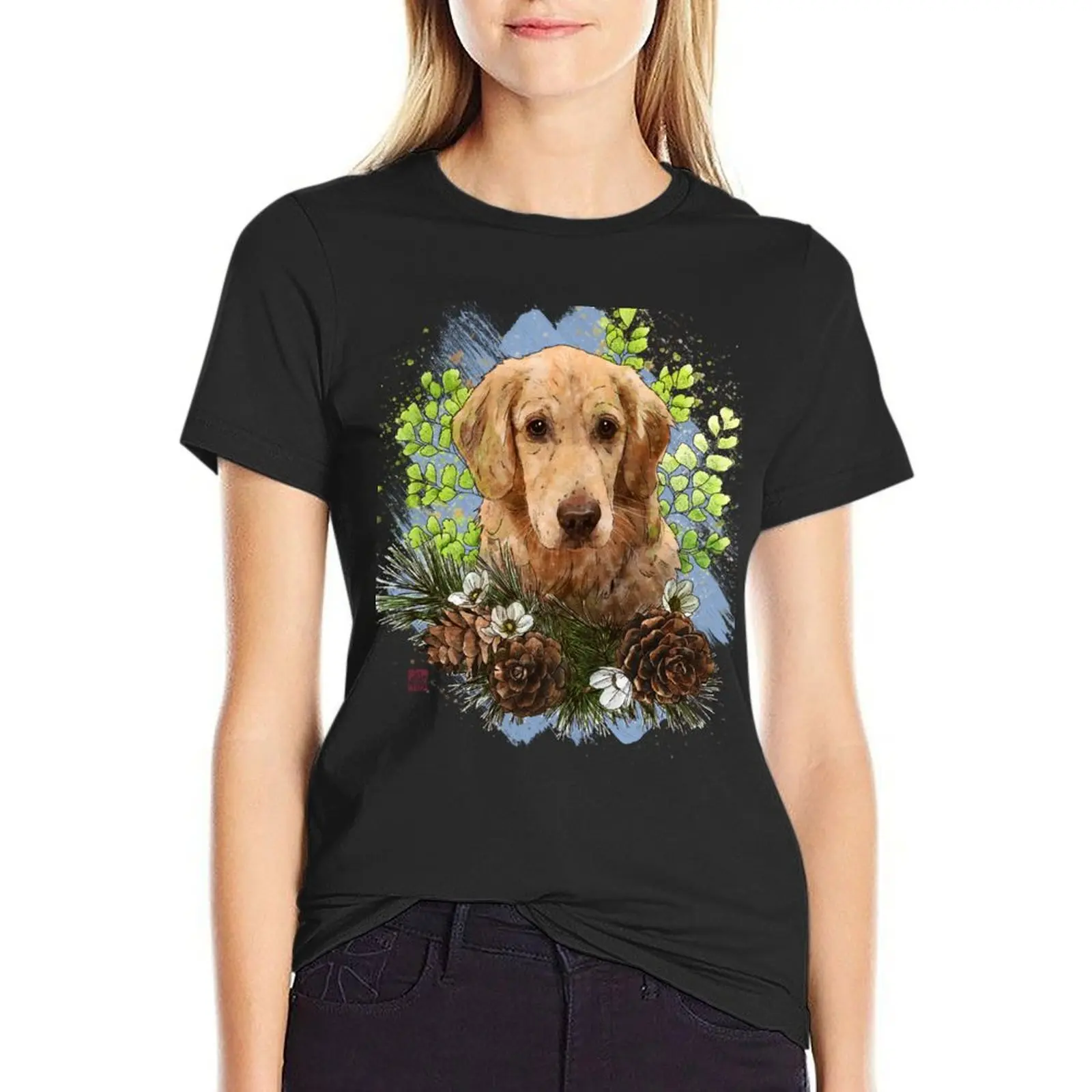 

Lou the Dog T-Shirt cute clothes graphics korean fashion t shirts for Women graphic