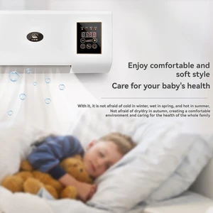 Small dual -use air conditioning, hot air fan, bathroom heater, electric heater mounted on the house bedroom and heat 10 Main Sales Mini Wall Air Conditioning - №1