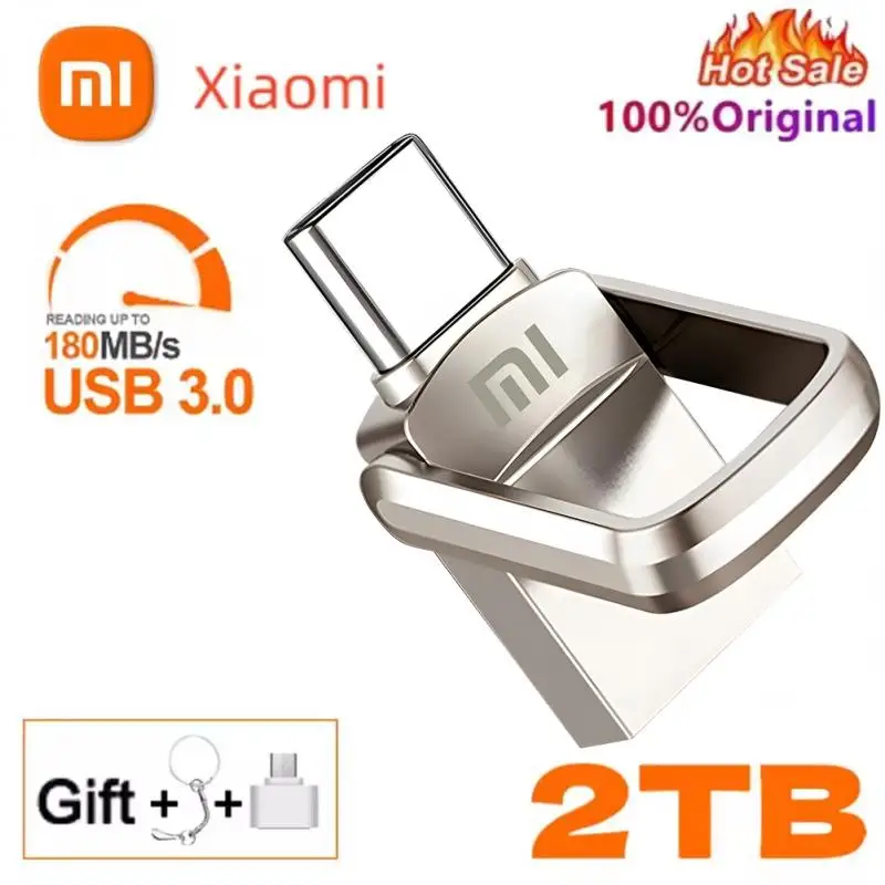 

USB-флеш-накопитель Xiaomi, 256 ГБ, 128 ГБ, OTG, 1 ТБ