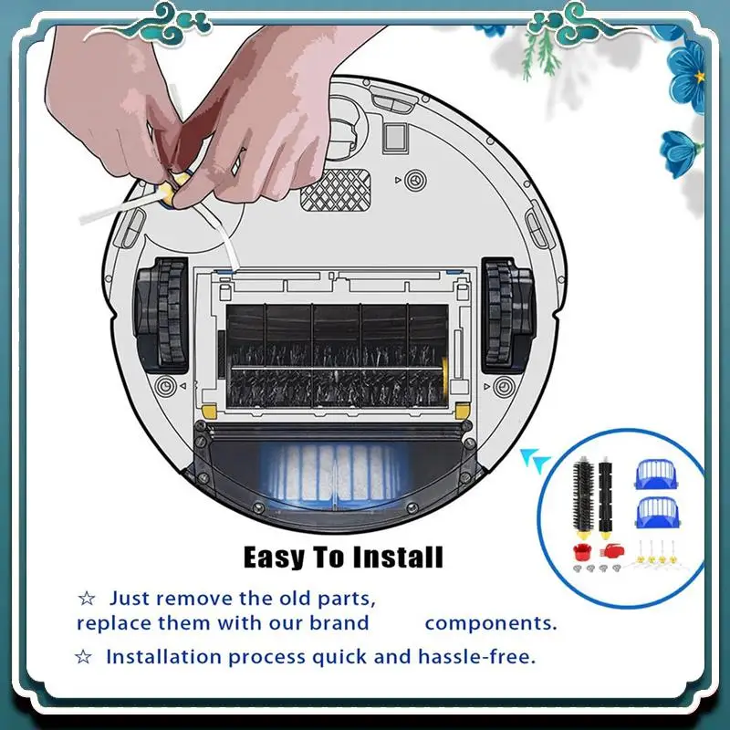 

Аксессуар для Irobot Roomba серии 600-совместимые аксессуары для подметальной машины 595 610 614 620 630 650 660 665