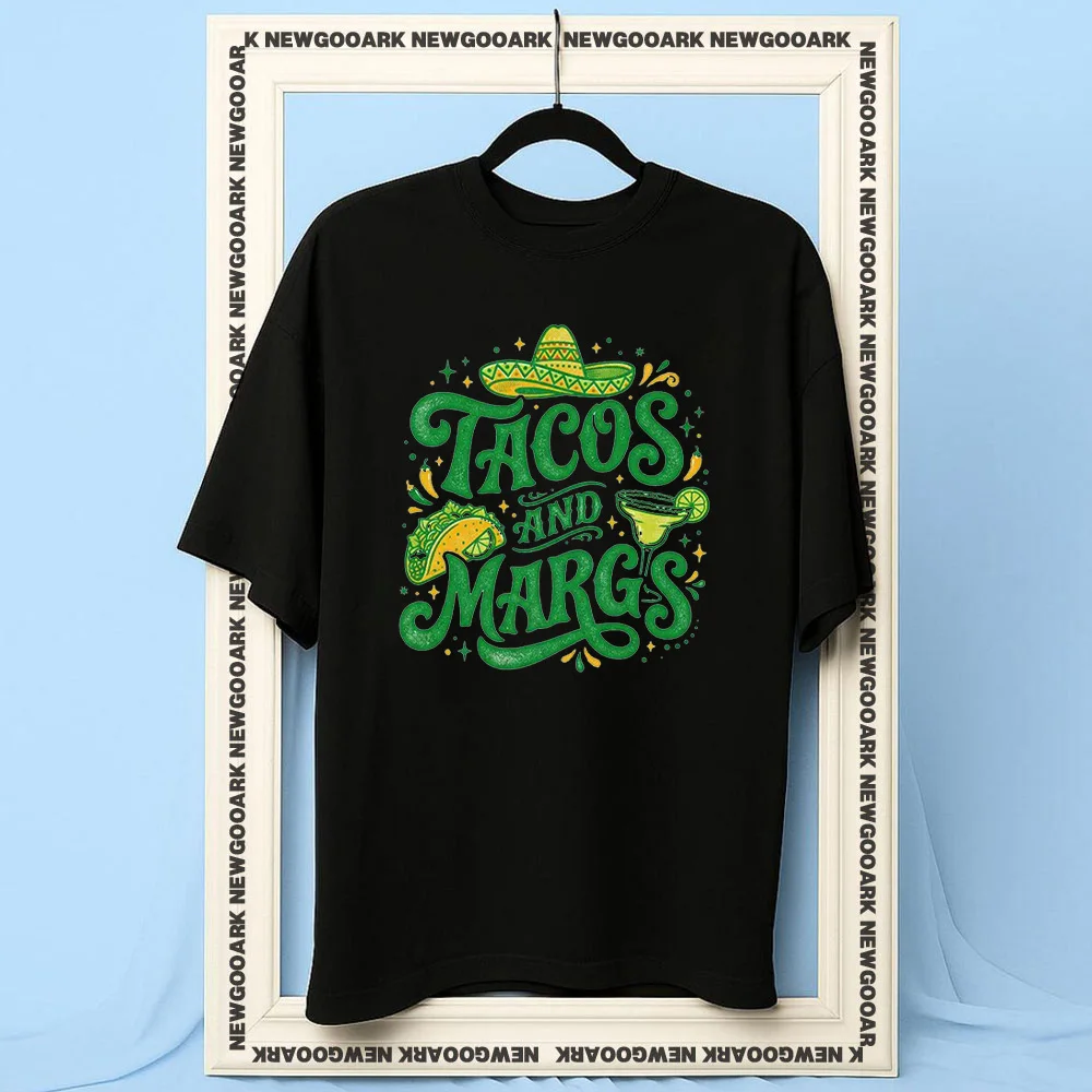 Cinco De Mayo Viva La Fiesta Tacos And Margaritas t-shirt woman man Casual cotton printed t shirts Adult outdoors tee