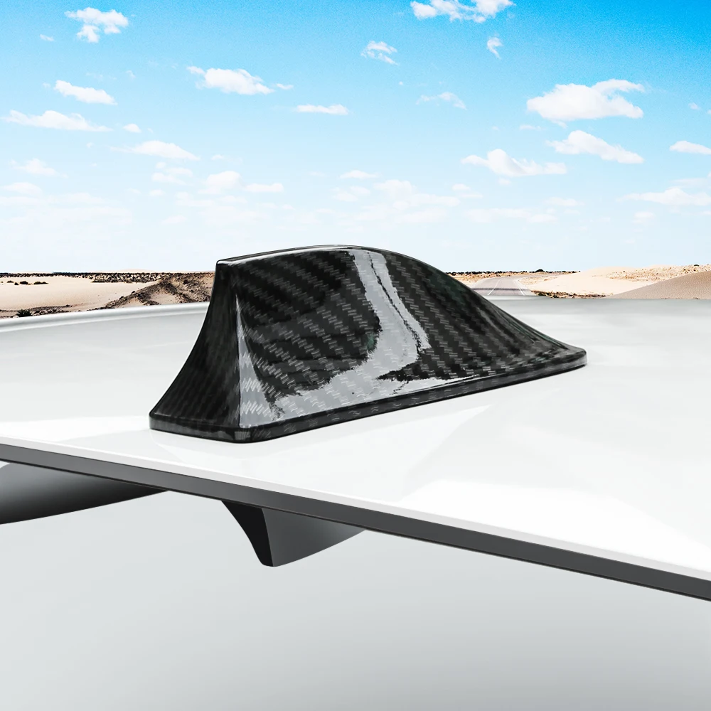Car Shark Fin Antenna Signal Aerials Carbon Fiber for SEAT Leon FR Cupra Ibiza Altea Exeo Formula SC Racing Arona Ateca Cordoba