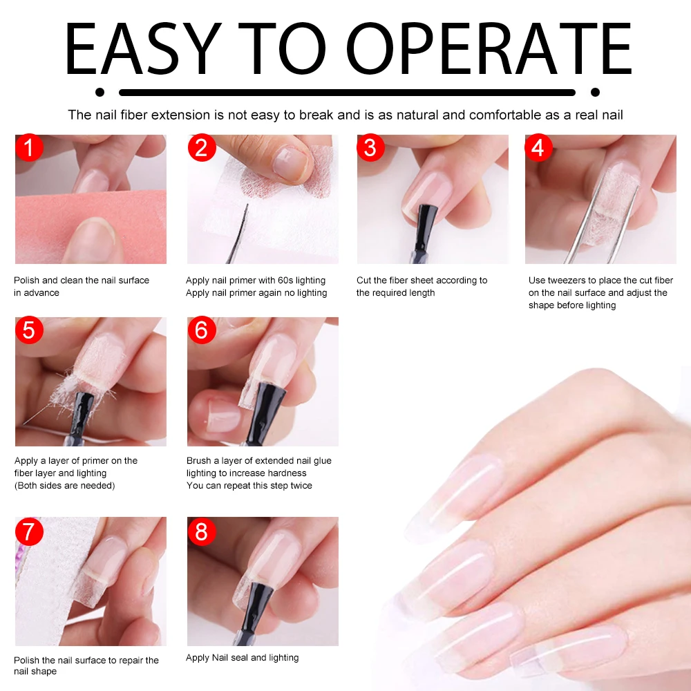 Nail Extension Durable Long-lasting Convenient Innovative Nail Tools Nail Enhancement Easy Nail Extension Gel Repair Easy To Use