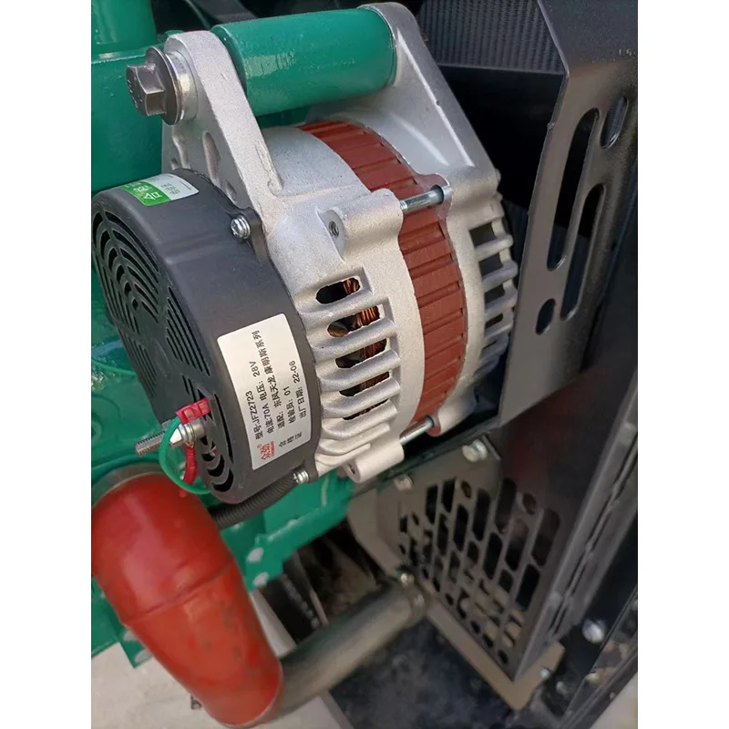 ชุดเครื่องกำเนิดไฟฟ้ากระแสสลับ60Hz เครื่องกำเนิดไฟฟ้ากระแสสลับ230V DC แบบเปิดแบบเงียบ1500KW ความจุ20KW-50KW