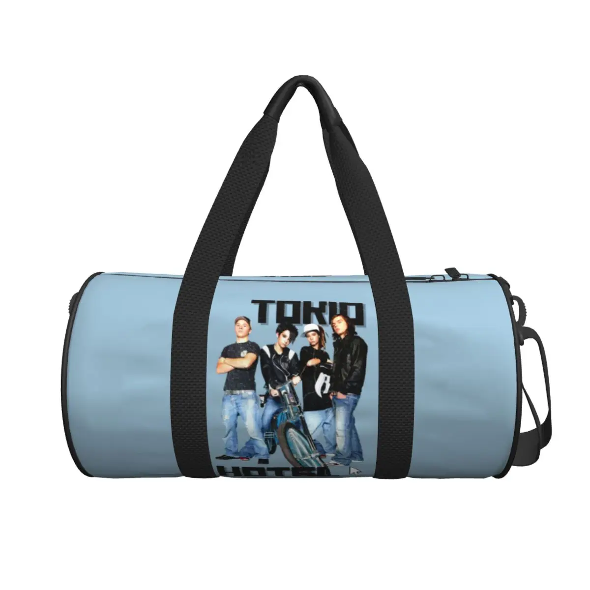 Couple Travel Bag Tokio Hotel Gym Bag Large Capacity Fashion BillKaulitz Rock Oxford Design Handbag Funny Casual Sports Bag