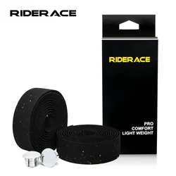 RIDERACE-cintas para manillar de bicicleta de carretera, cintas duraderas de EVA, antideslizantes, transpirables, suaves, antivibración