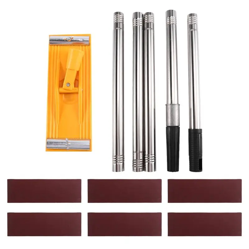 

Pole Sander For Drywall Manual Hand Drywall Sander With Extension Pole Wall Sander For Painting Prep-AT36