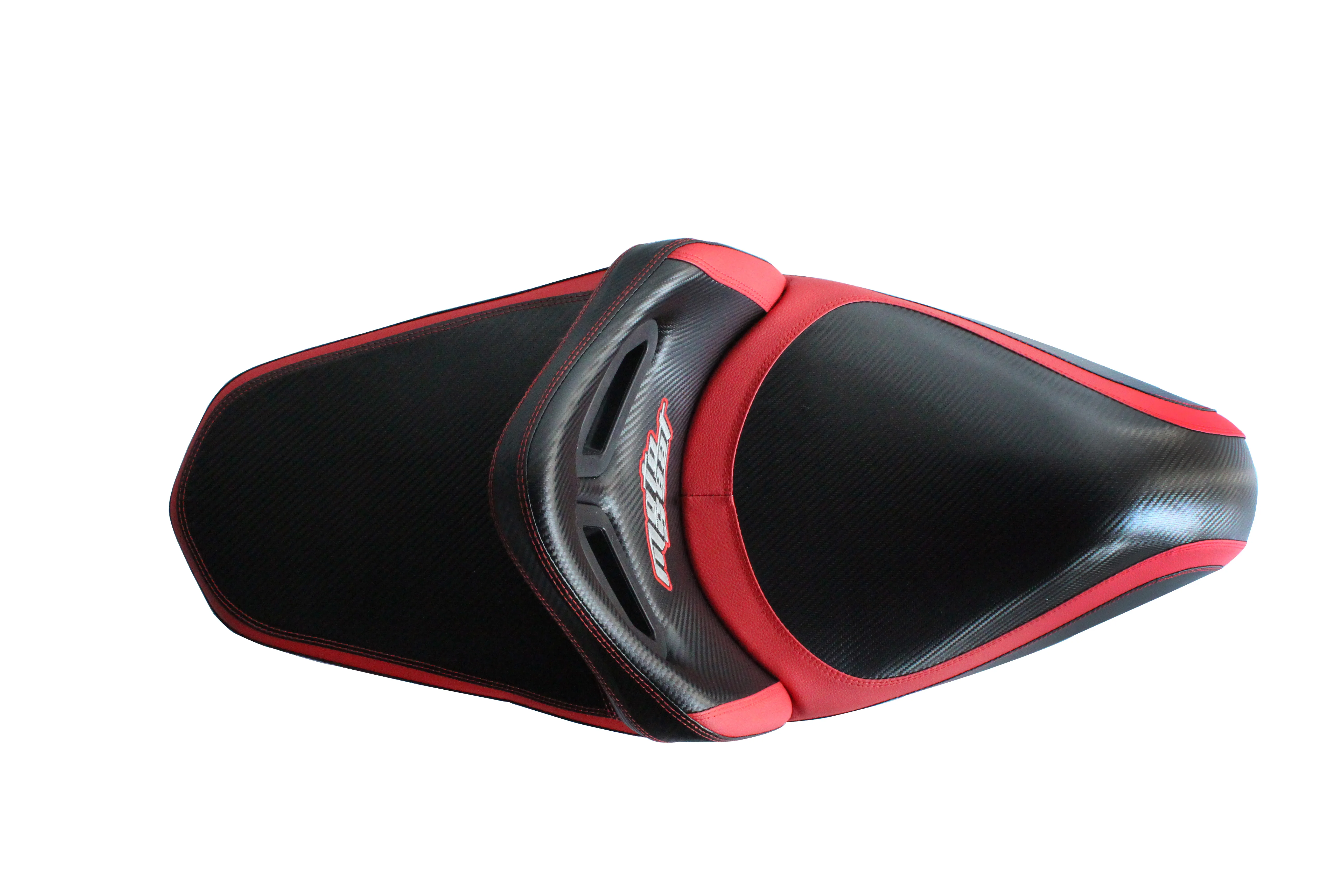 Motor Driver Rear Passenger Seat Cushion with Back Rest Leather Wear Material  Big Seat Motorcycle Body Parts Plastic for Nmax