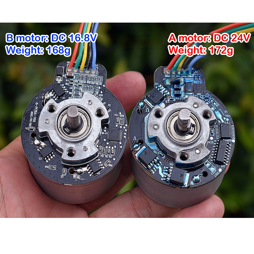 High Speed Large Torque BLDC BL4525 Outer Rotor Brushless Motor DC 12V 16.8V 24V 4400RPM PWM Speed Regulation for Fascial Gun