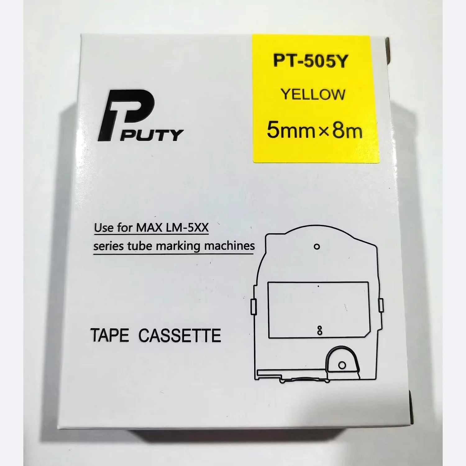 10pk INK RIBBON LM TP-505Y TP-505W for MAX LETATWIN electronic lettering machine LM-500/500W/550A/550E/550W