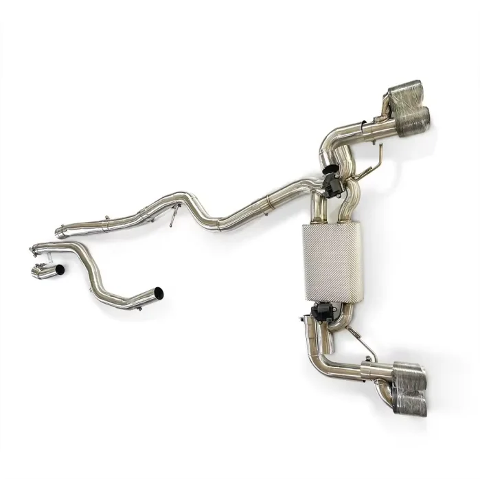 Valve Exhaust cat Back for 325/330 G20/G28 2.0T B48 2020-2023 Stainless Steel Four-outlet Exhaust System Muffler