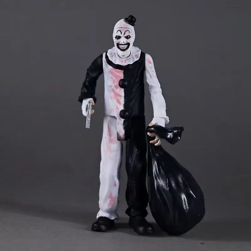 

Terrifier Bloodbath Art The Clown Joker Blood Bath Action Figure Collectible Model Toys Joint Movable Present Room Ornament
