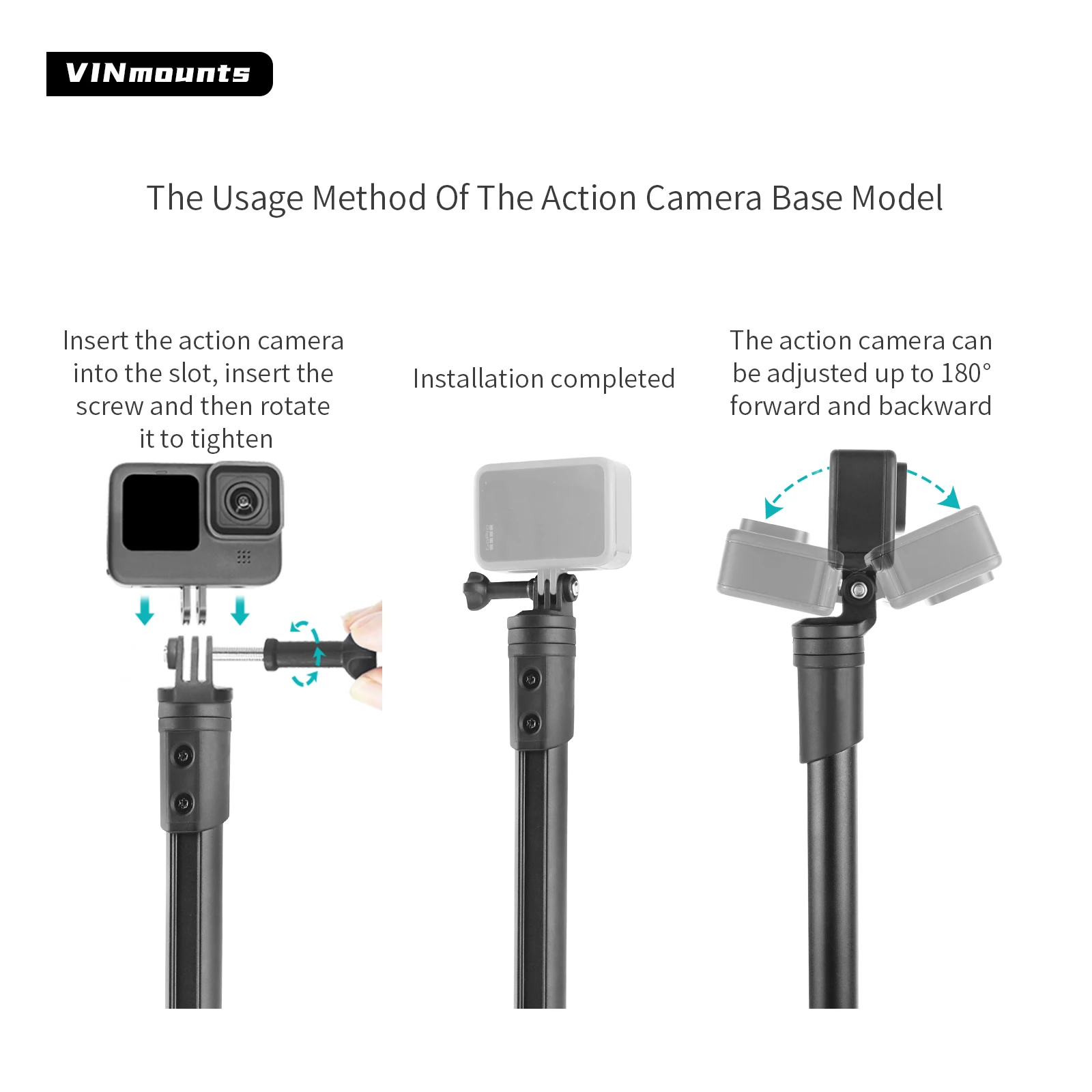 300/600mm aluminum tube long pole bracket, sports camera base/different sizes of ball head/socket arm