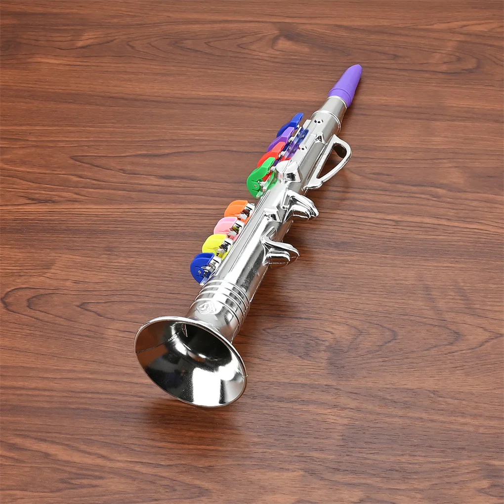 

Kids Clarinet With 8 Colored Keys Musical Playing Tool Simulation Instrument