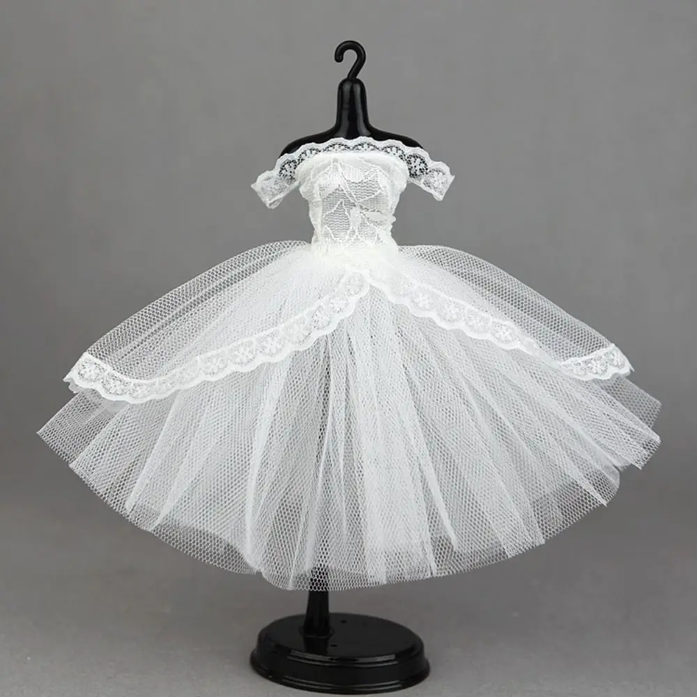

Cute Black Dotted Black Princess Dress Lace Tutu Multilayer Doll Dress Mini Doll Clothes Dolls