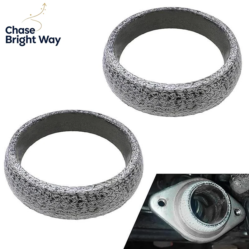 High Temperature Resistant Universal Exhaust Donut Gasket Seal Ring Replacement for Automotive Muffler Fix
