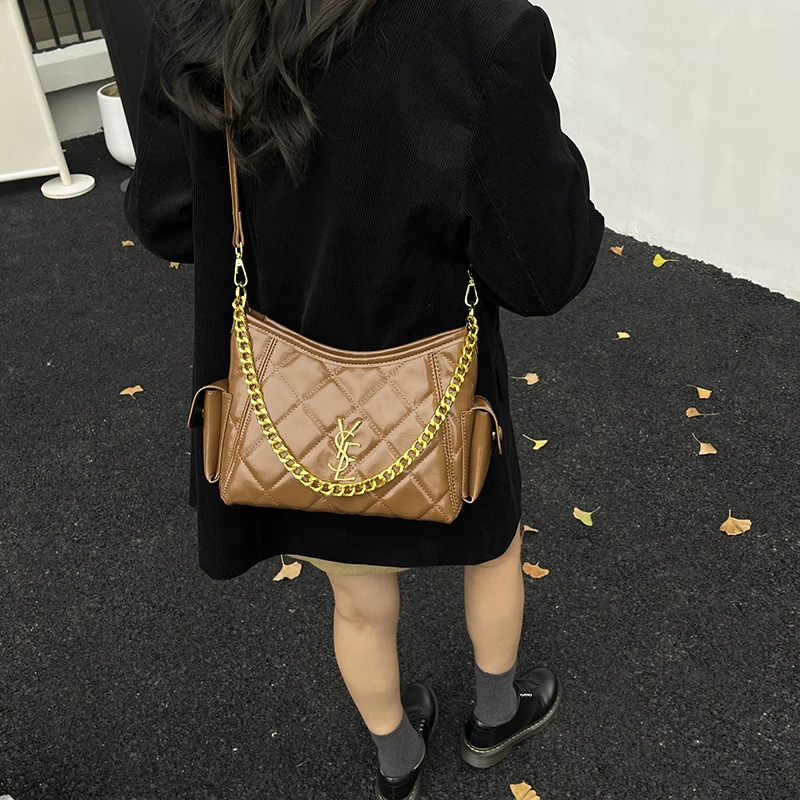 

Women’s Luxury Leather Stylish Classic Tote Fashion Bag Elegant Designer Shoulder Crossbody Handbag For Daily Chic Style