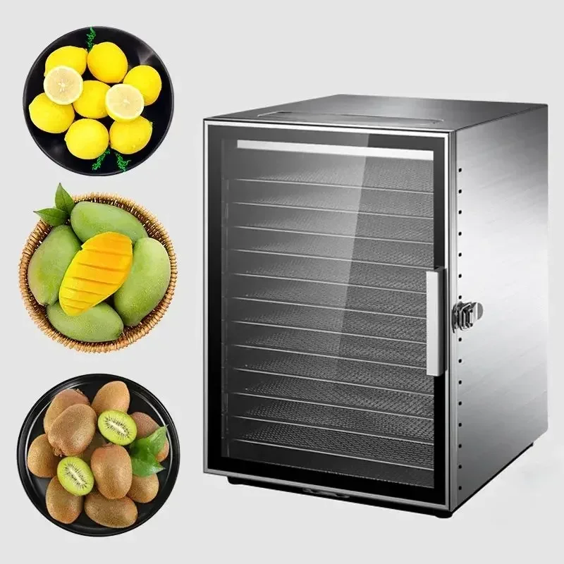 12-layer Intelligent Fruit Drying Machine Food Commercial Vegetable Pet Snacks Meat Medicinal Herbs Dehydrator Dryer