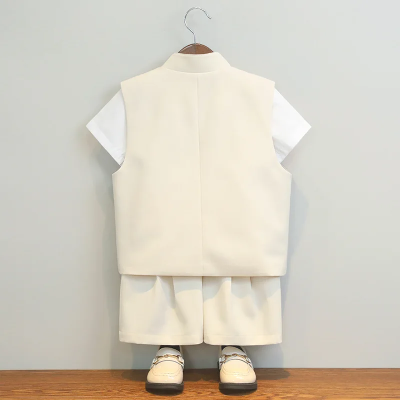 Costume Tang pour garçons, Costume de spectacle de Style chinois pour enfants, tenues de mariage élégantes pour garçons, tenue de cérémonie d'hôte de recitation pour enfants