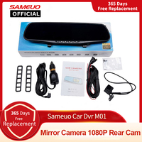 Car Dvr Mirror Camera Dash Cam Front and Rear Video Recorder 4.3inch Night Vision View Reverse Auto Recording Car Camera Dashcam