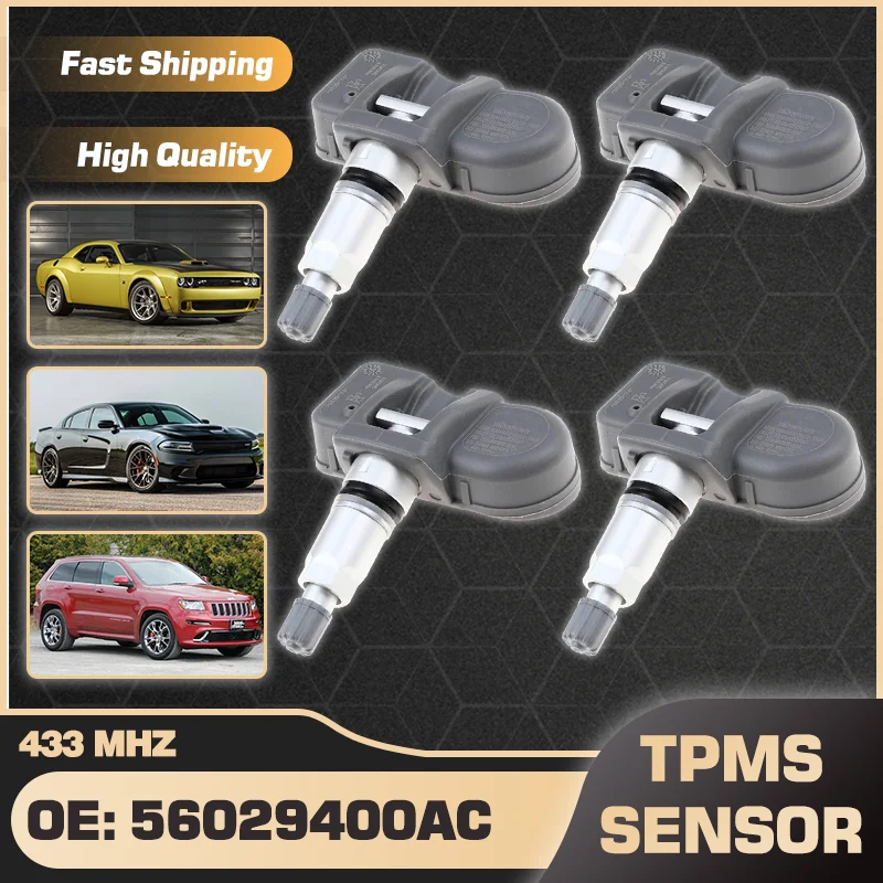 

Car For Dodge Challenger 2008-2021 Dodge Charger 2009-2018 Jeep Grand Cherokee 2014-2015 TPMS Tire Pressure Sensor 56029400AC